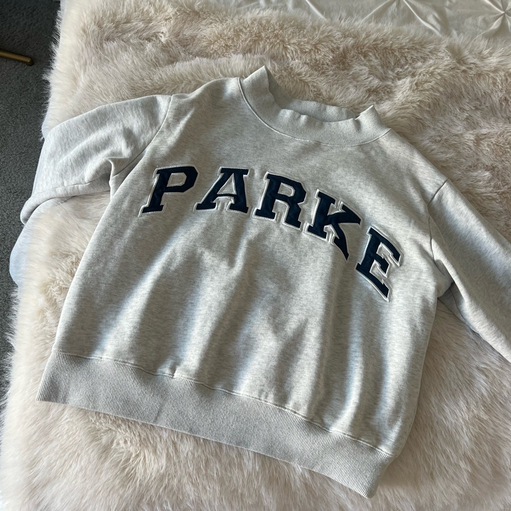 Parke Mockneck Gray/Navy size S/M